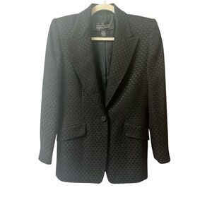 Linda Allard for Ellen Tracy Black Blazer Size 0 Petite #10233